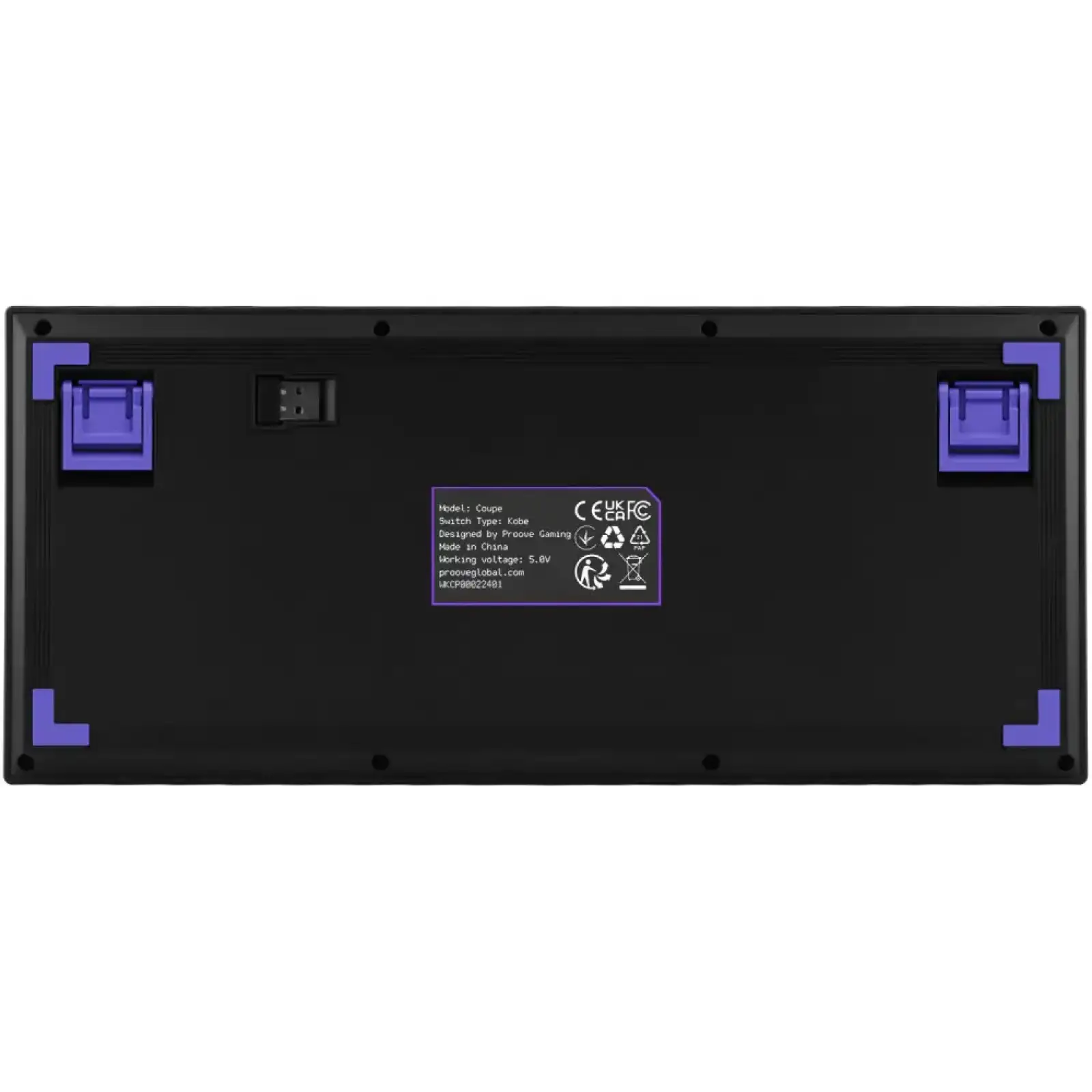 Бездротова клавіатура Proove Gaming Coupe (Ukraine Layout) White (WKCP00022402)
