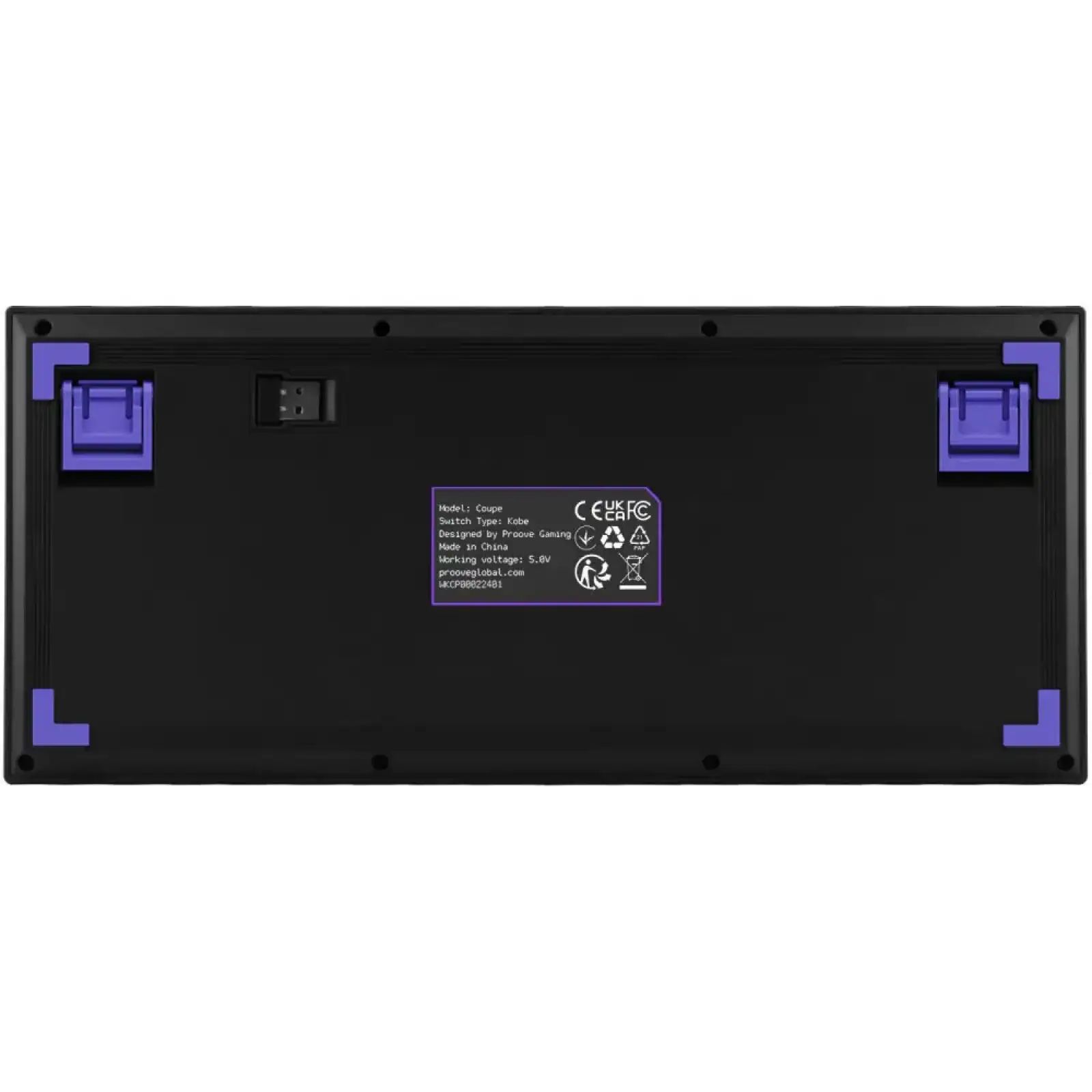Бездротова клавіатура Proove Gaming Coupe (Ukraine Layout) White (WKCP00022402)