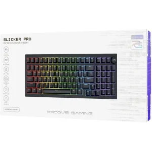 Бездротова клавіатура Proove Gaming Slicker Pro (Ukraine Layout) Black (WKSLP0022401)