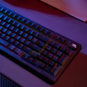 Беспроводная клавиатура Proove Gaming Slicker Pro (Ukraine Layout) Black/Purple (WKSLP0022416)