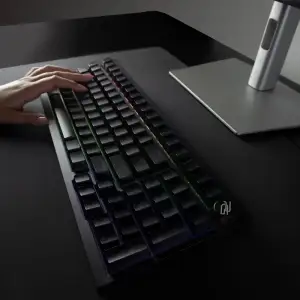 Беспроводная клавиатура Proove Gaming Slicker Pro (Ukraine Layout) Black/Purple (WKSLP0022416)