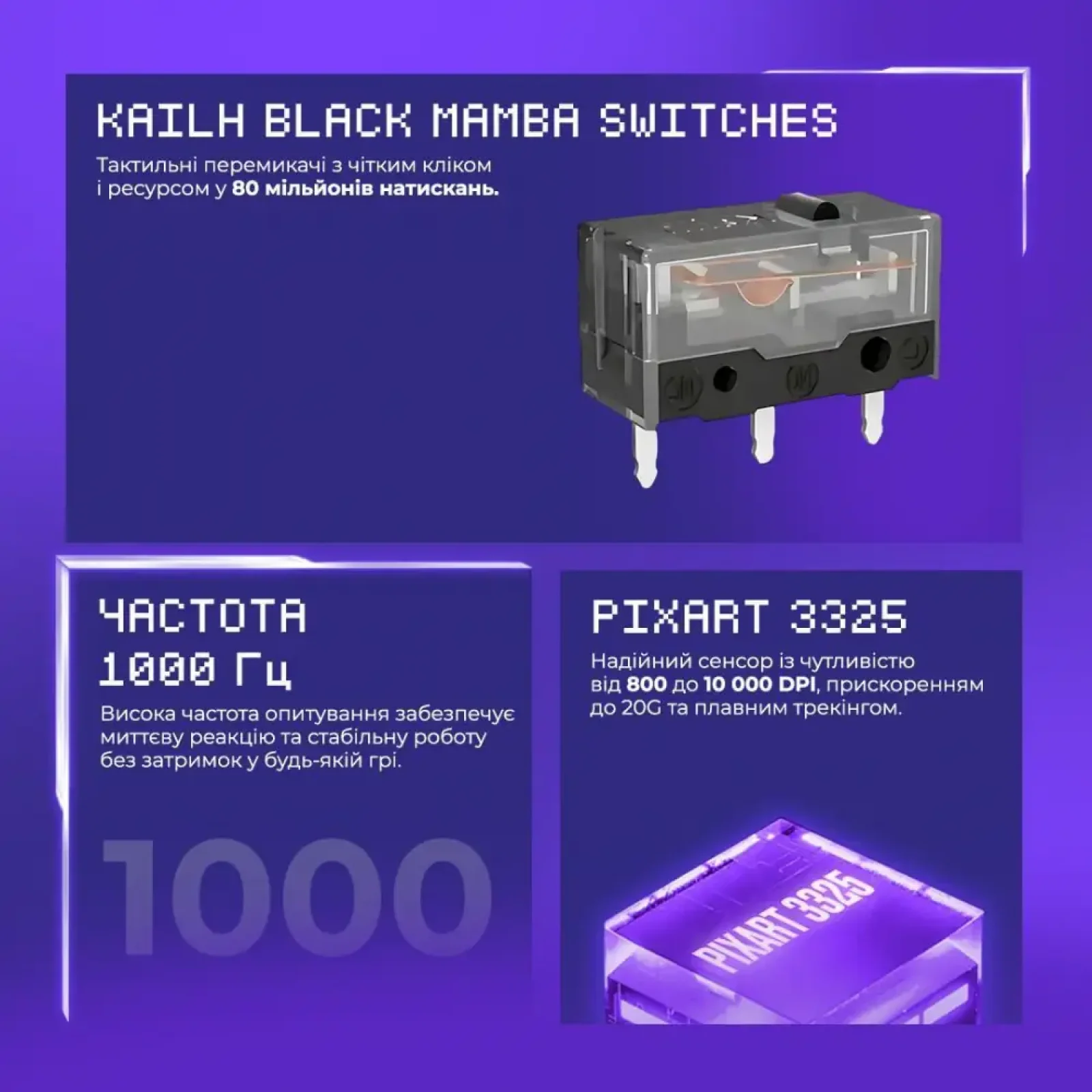 Бездротова ігрова миша Proove Gaming Everon White (WMEV00022002)