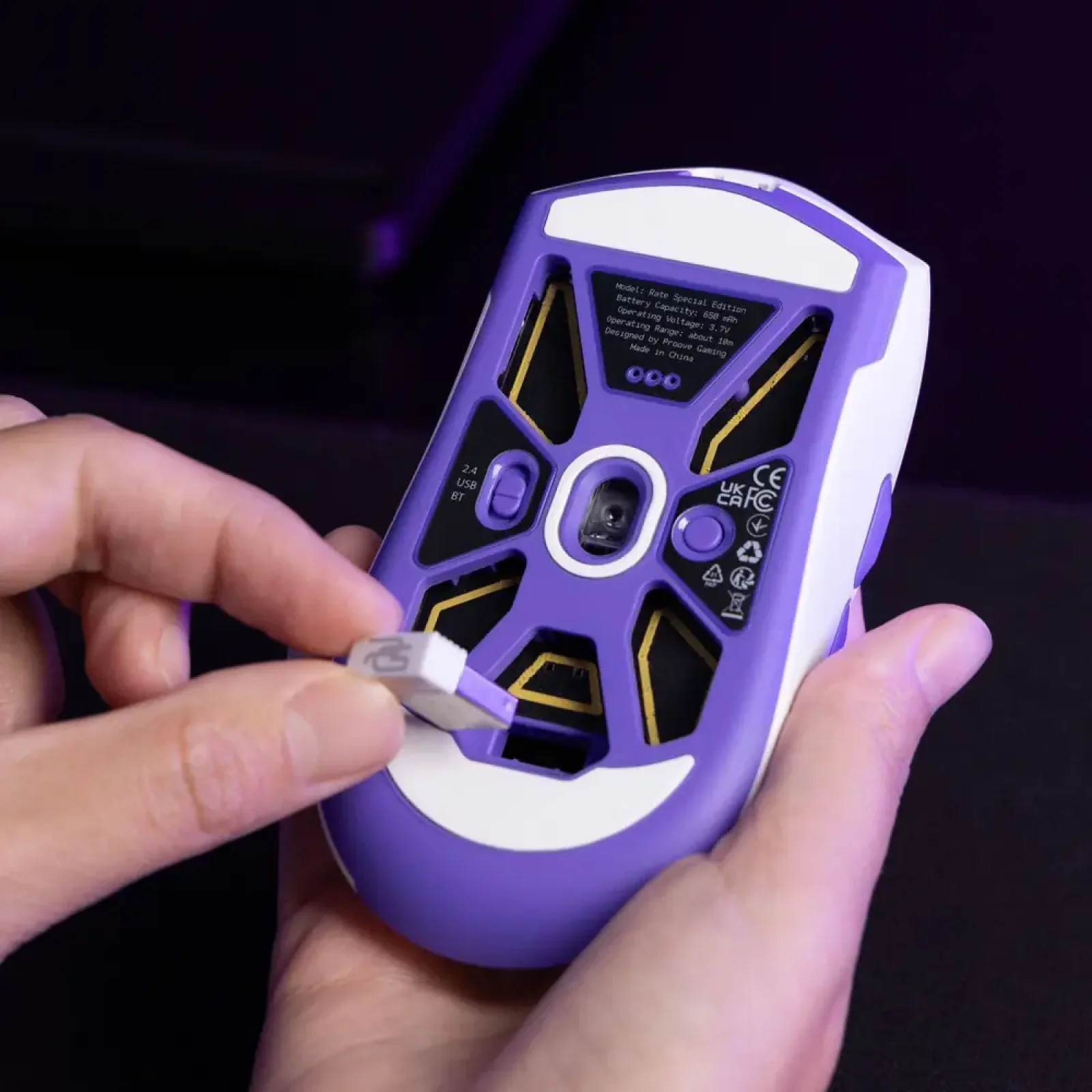 Бездротова ігрова миша Proove Gaming Rate Special Edition White (CMRTWRS03002)