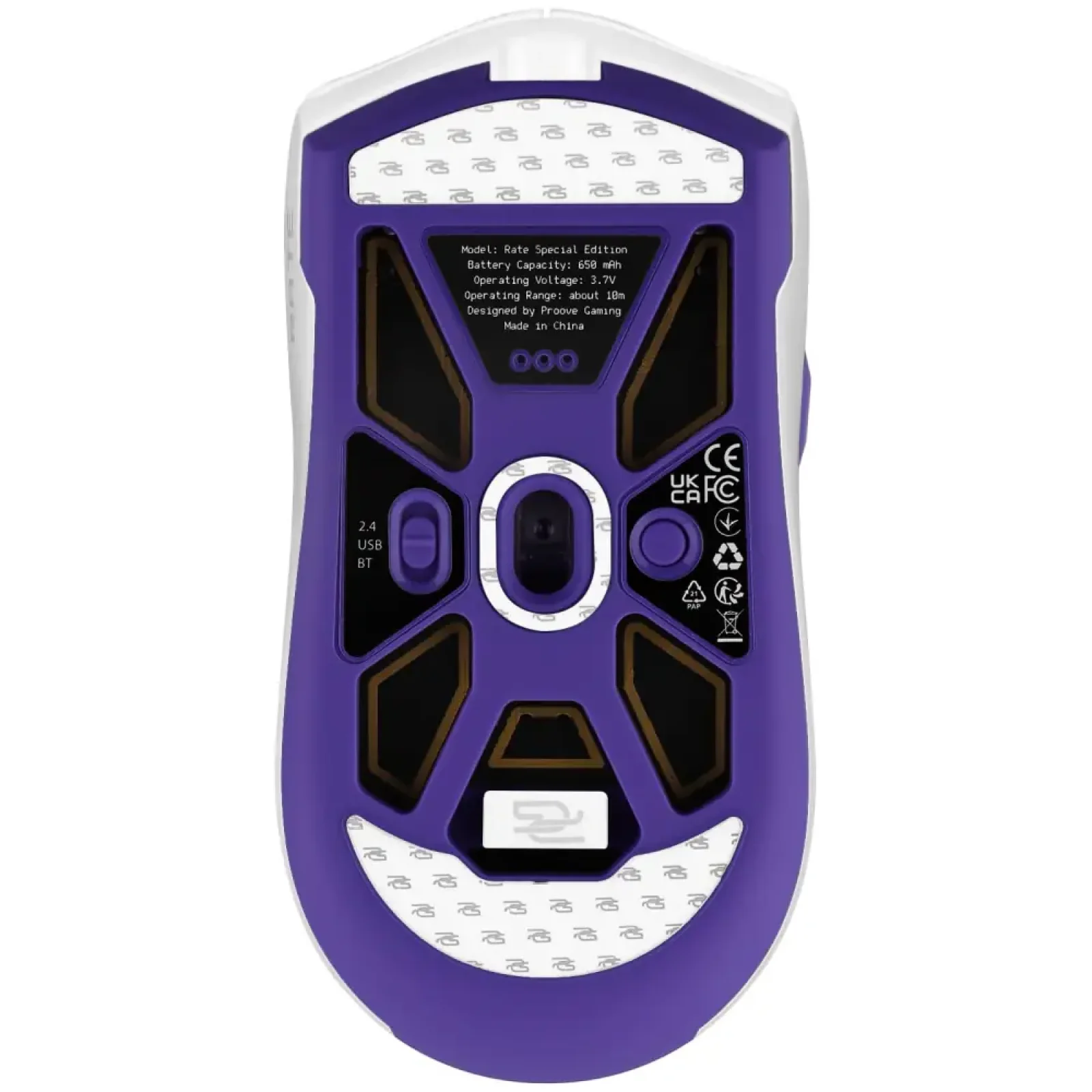 Бездротова ігрова миша Proove Gaming Rate Special Edition White (CMRTWRS03002)