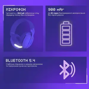 Беспроводная игровая гарнитура Proove Gaming Glimmer (APP) White (WHGL00022002)