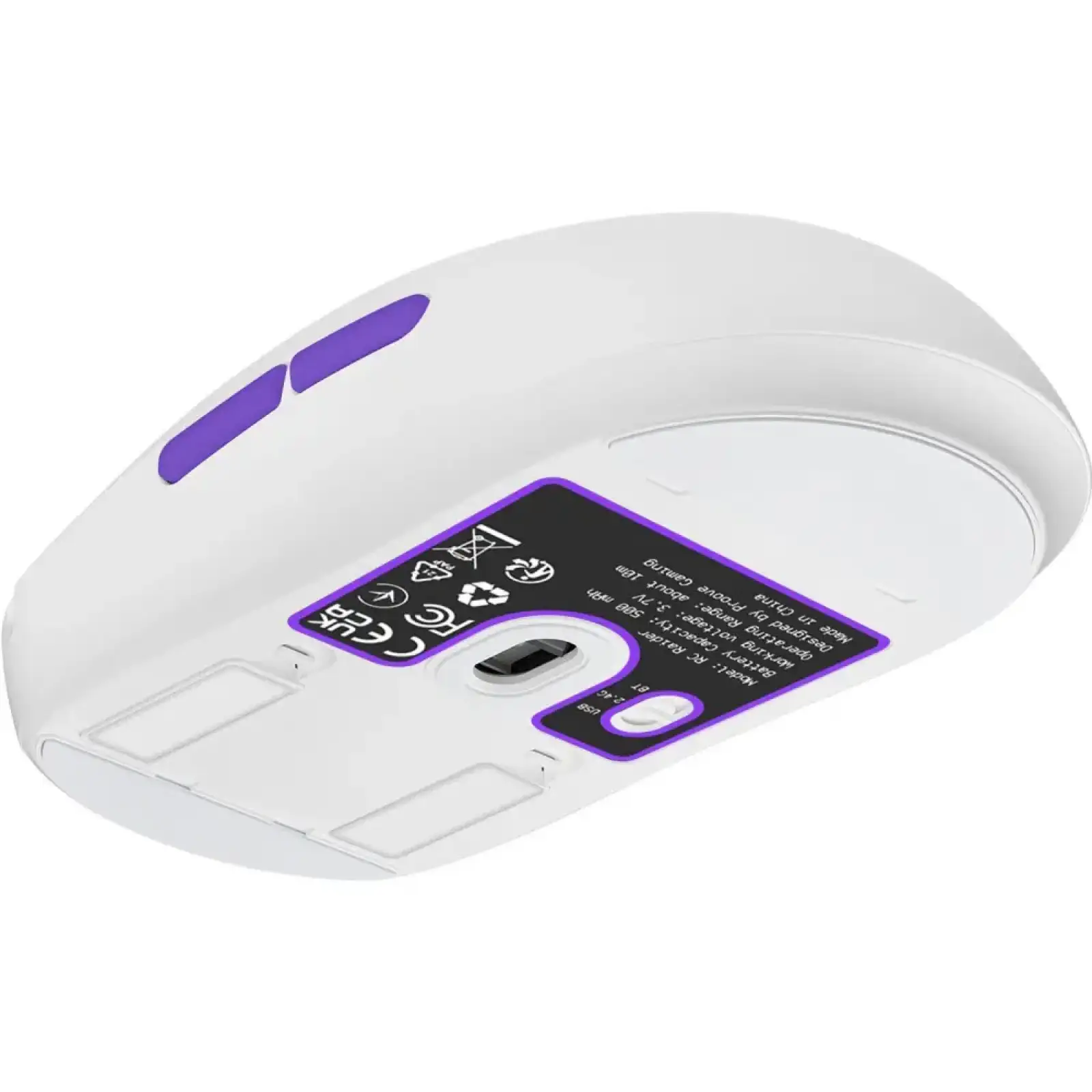 Бездротова ігрова миша Proove Gaming RC Raider 8K White/Purple (WMRR00122017)