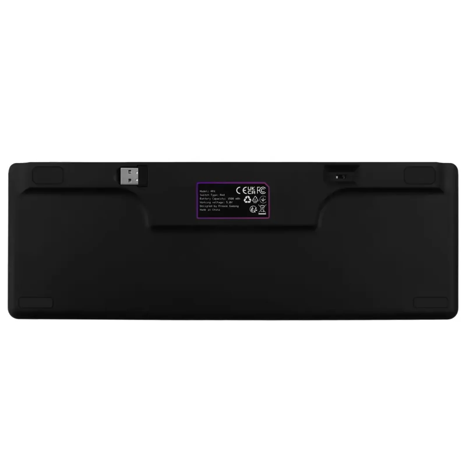 Бездротова клавіатура Proove Gaming AFK (Ukraine Layout) White (WKAFK1022002)