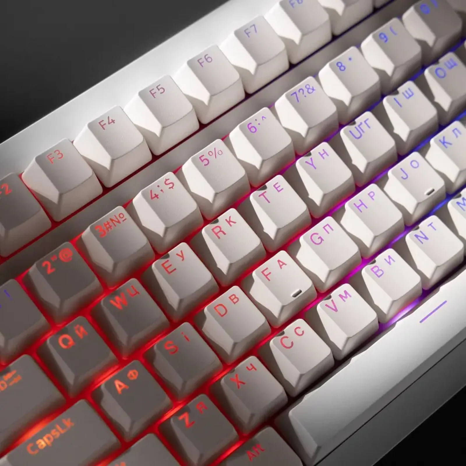 Бездротова клавіатура Proove Gaming Slicker Special Edition (Ukraine Layout) White/Purple (WKSLSE022416)