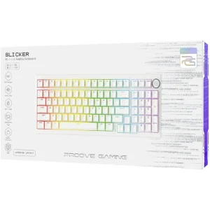 Бездротова клавіатура Proove Gaming Slicker Special Edition (Ukraine Layout) Black/Purple (WKSLSE022401)