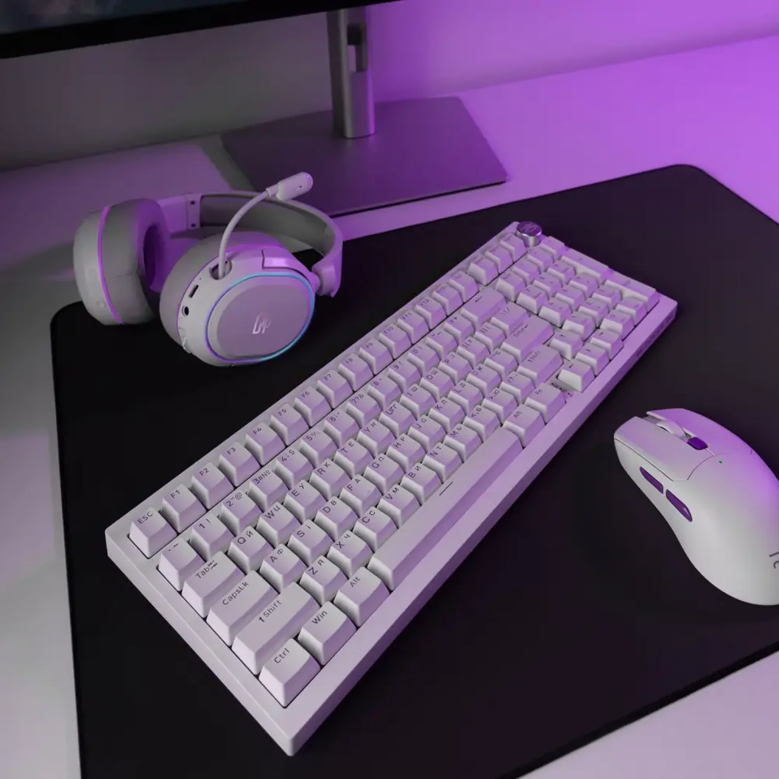 Бездротова клавіатура Proove Gaming Slicker Special Edition (Ukraine Layout) Black/Purple (WKSLSE022401)