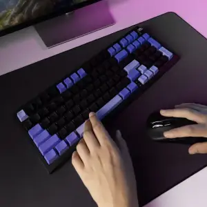Бездротова клавіатура Proove Gaming Slicker Special Edition (Ukraine Layout) Black/Purple (WKSLSE022401)