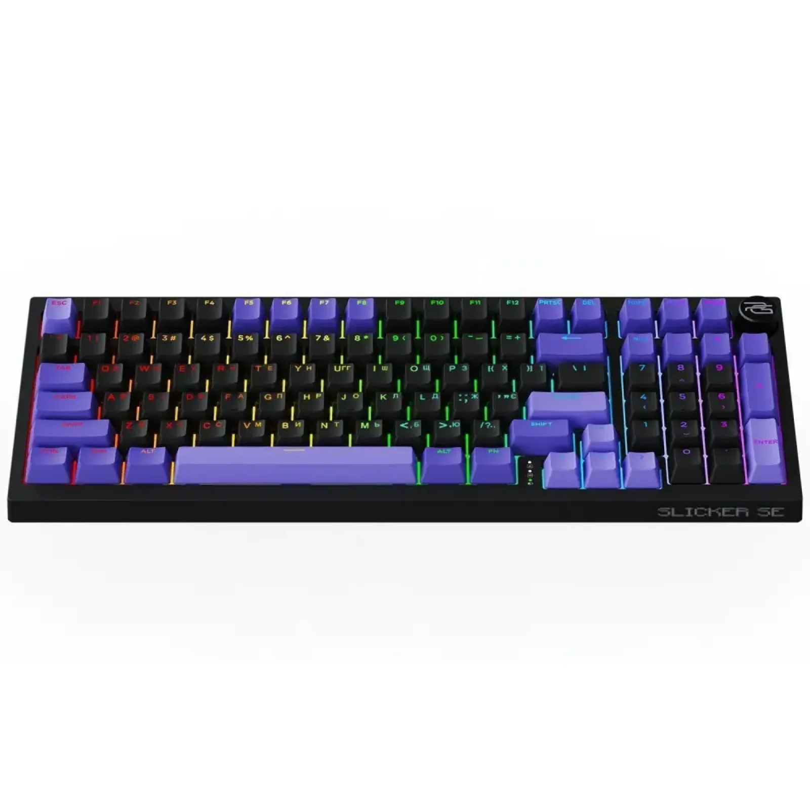 Бездротова клавіатура Proove Gaming Slicker Special Edition (Ukraine Layout) Black/Purple (WKSLSE022401)