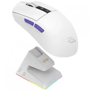 Беспроводная игровая мышь Proove Gaming Jester 8K with Charging Dock White/Purple (WMJSCD022017)