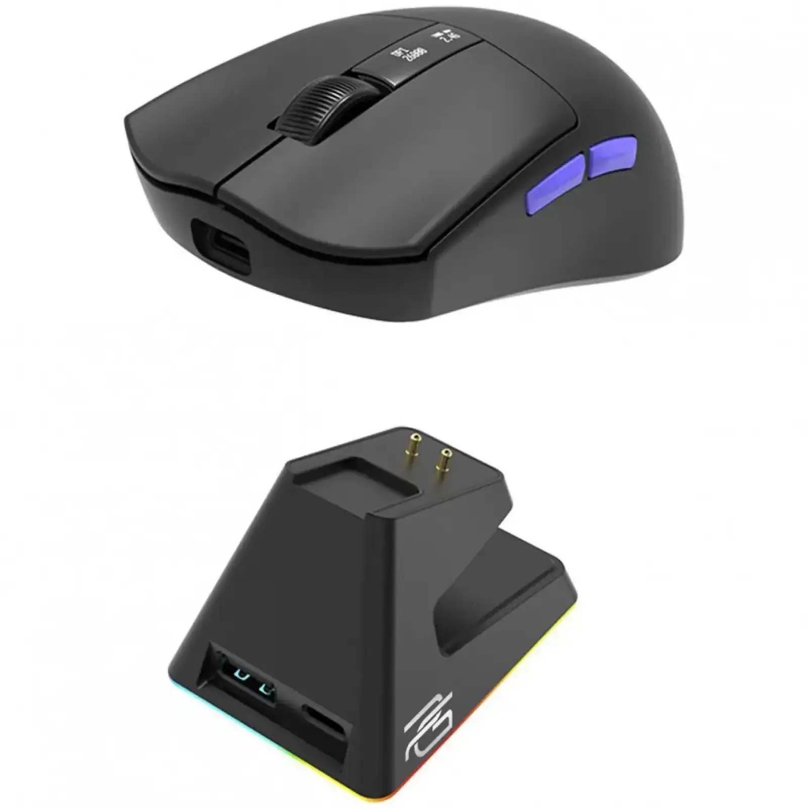 Беспроводная игровая мышь Proove Gaming Jester 8K with Charging Dock White/Purple (WMJSCD022017)