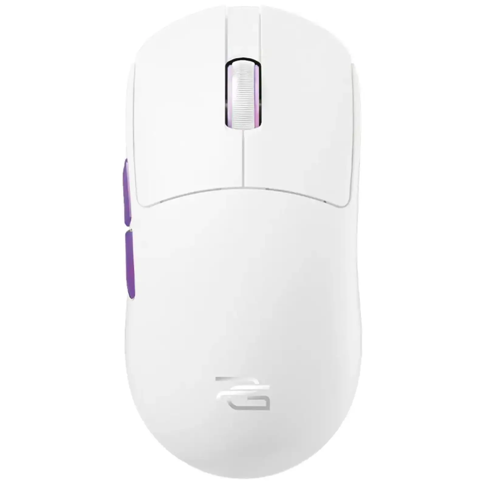 Бездротова ігрова миша Proove Gaming Superfight Wireless with charging dock white/purple