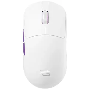 Бездротова ігрова миша Proove Gaming Superfight Wireless with charging dock white/purple