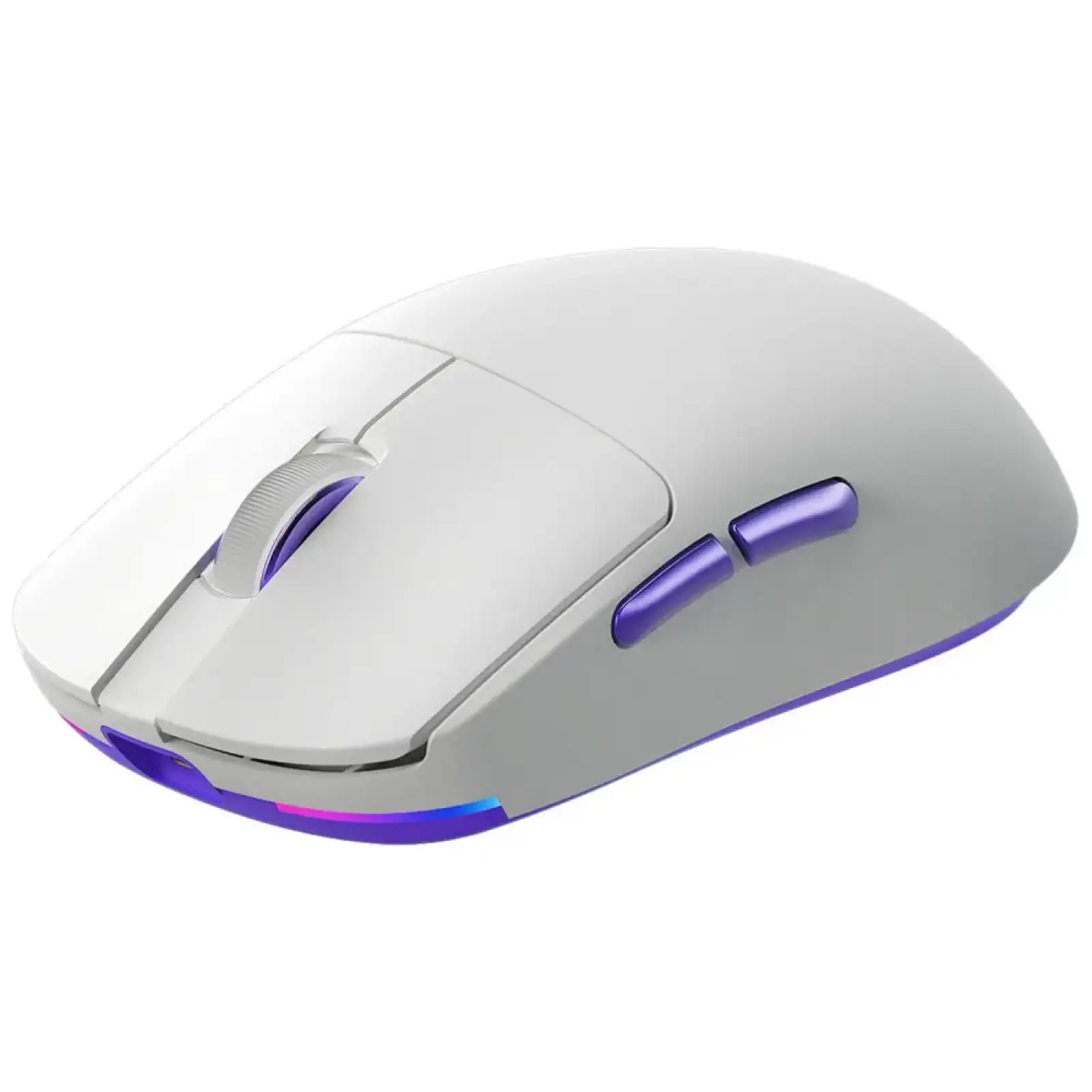 Бездротова ігрова миша Proove Gaming Superfight Wireless with charging dock white/purple
