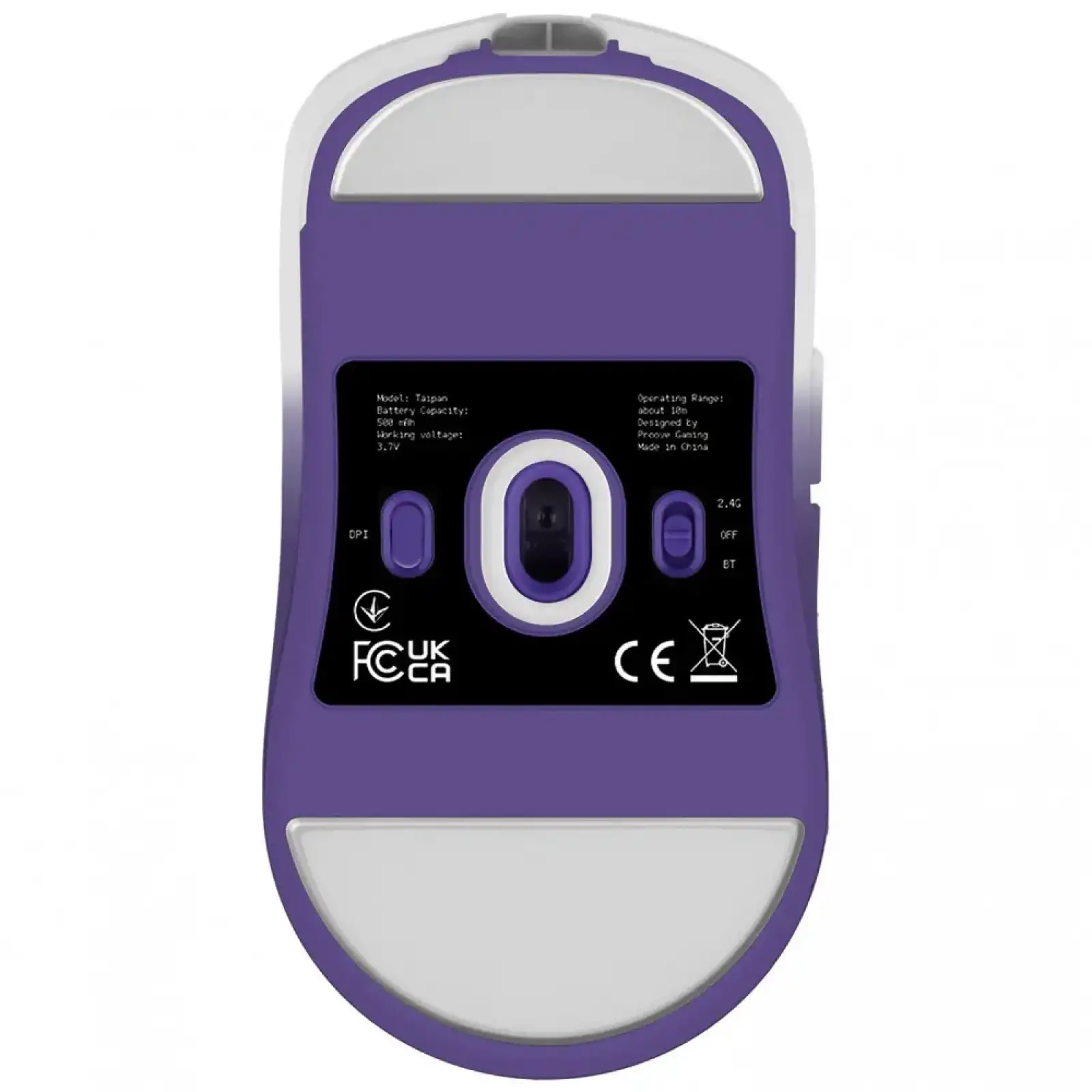 Мышь Proove Gaming Taipan black/purple