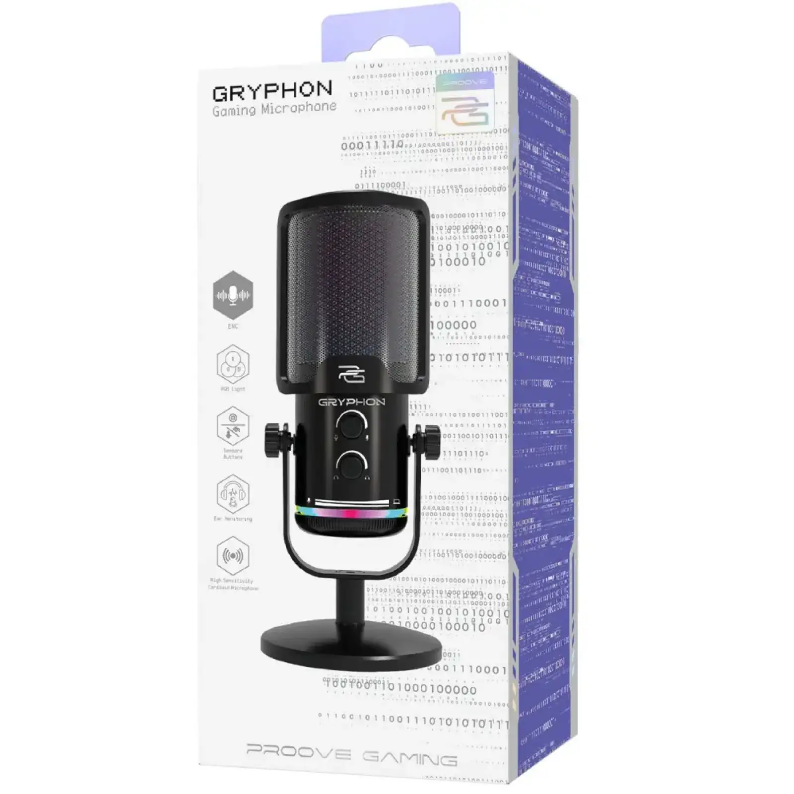 Ігровий мікрофон Proove Gaming Gryphon Black