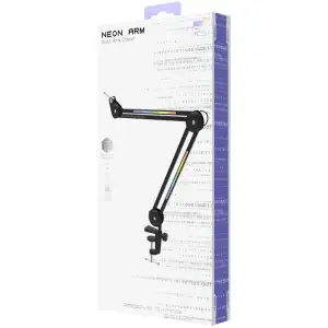 Пантограф для мікрофону Proove Gaming Neon Arm Black