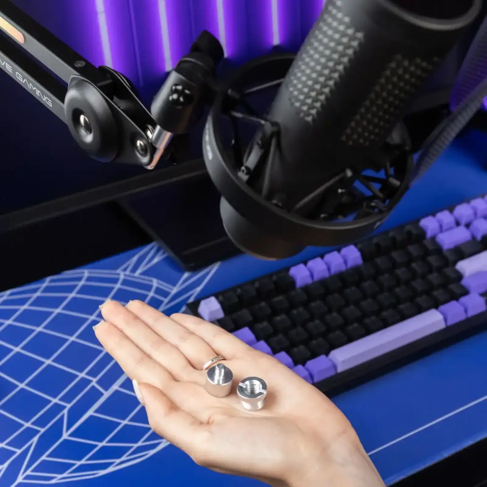Пантограф для мікрофону Proove Gaming Neon Arm Black