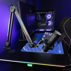 Пантограф для мікрофону Proove Gaming Neon Arm Black
