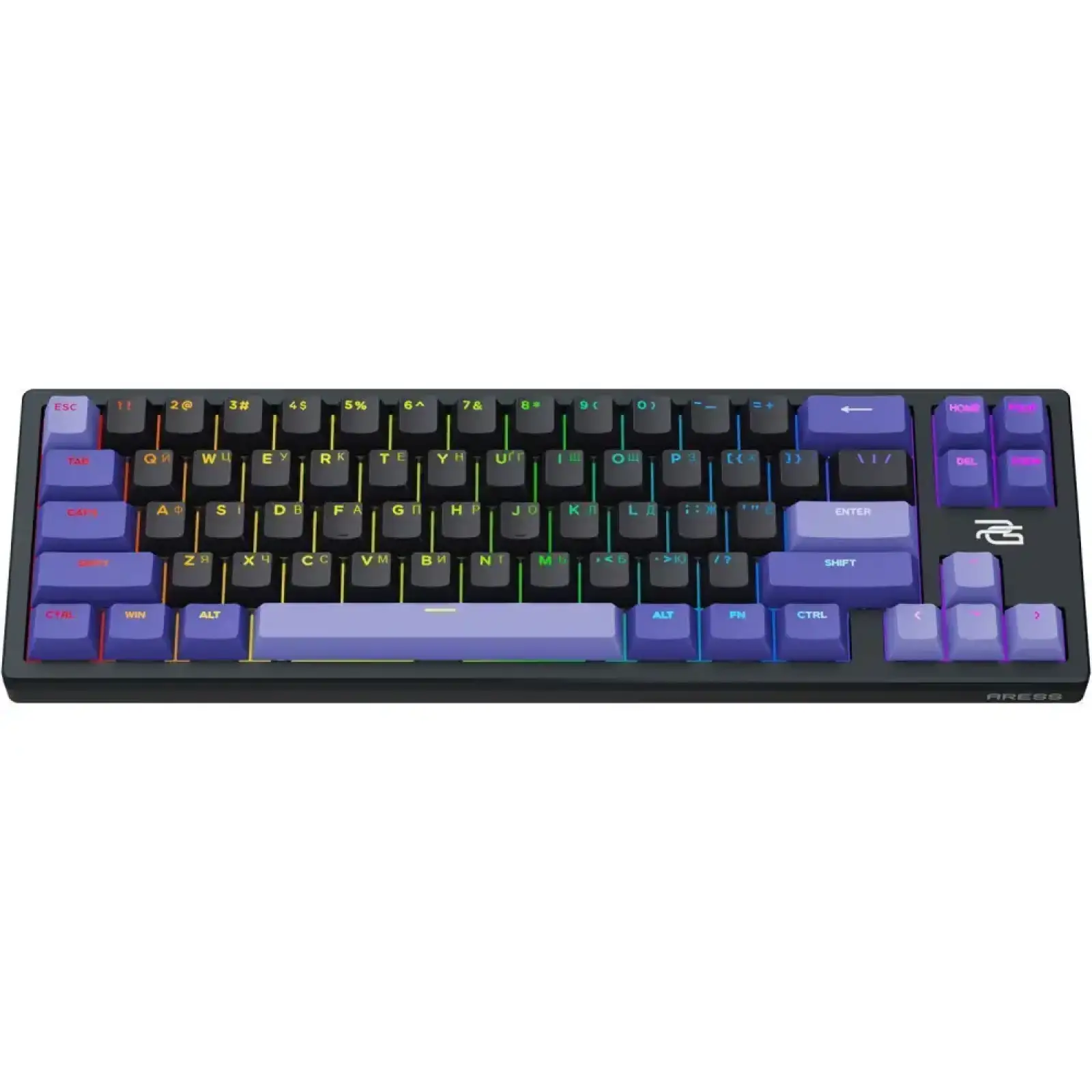Клавіатура Proove Gaming Aress White/Purple