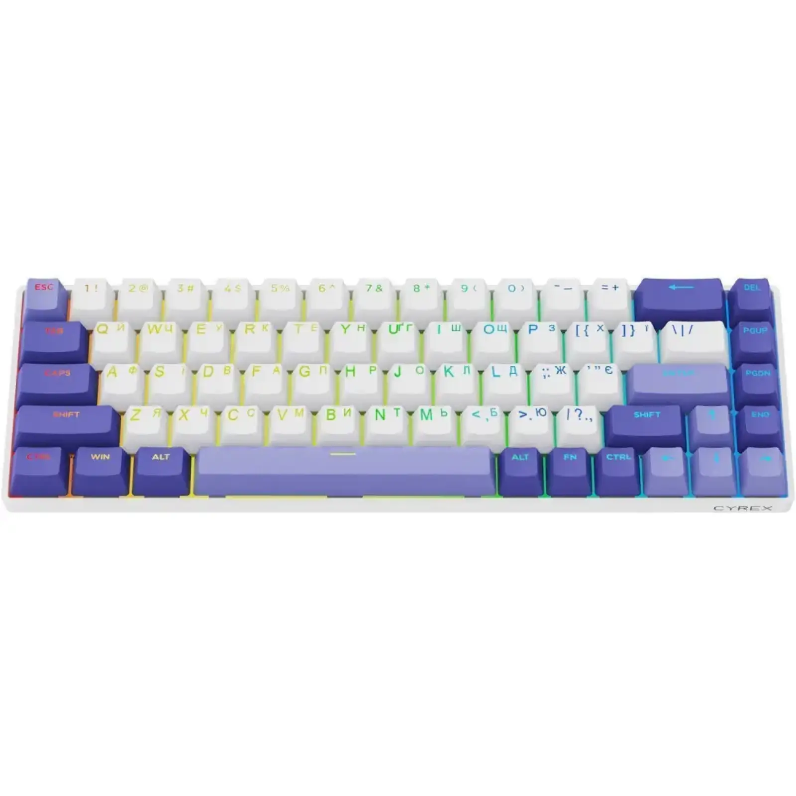 Клавіатура Proove Gaming Cyrex White/Purple