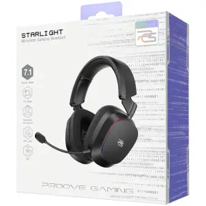 Бездротова ігрова гарнітура Proove Gaming Starlight (APP) black/purple
