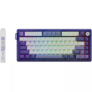 Бездротова клавіатура Proove Gaming T-Racer Purple/White