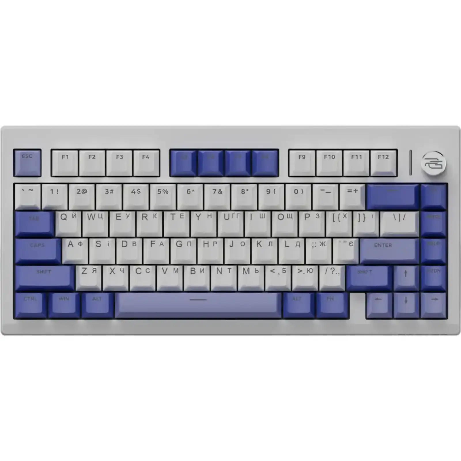 Бездротова клавіатура Proove Gaming Raster White/Purple