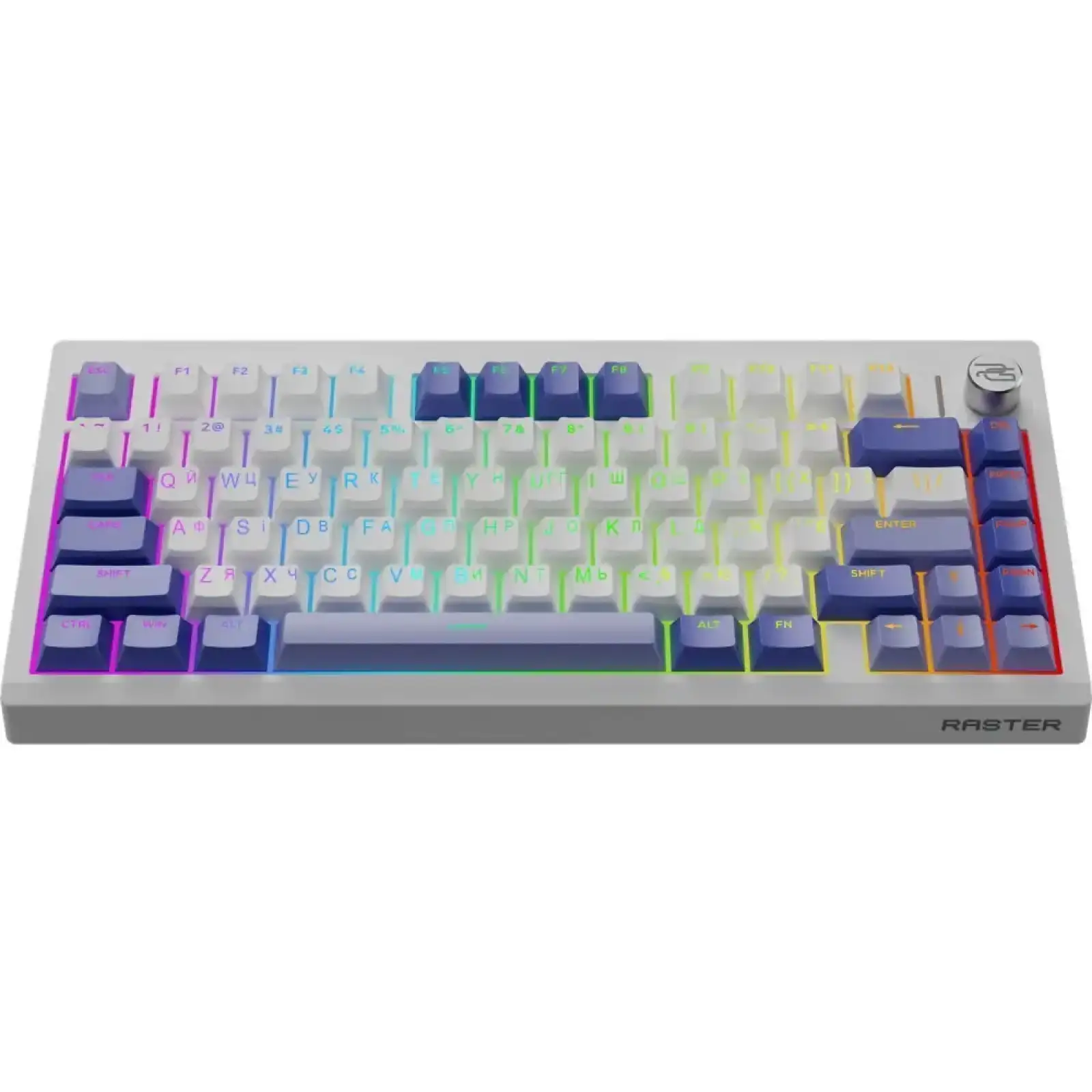 Бездротова клавіатура Proove Gaming Raster White/Purple