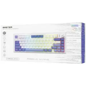 Бездротова клавіатура Proove Gaming Raster Black/Purple