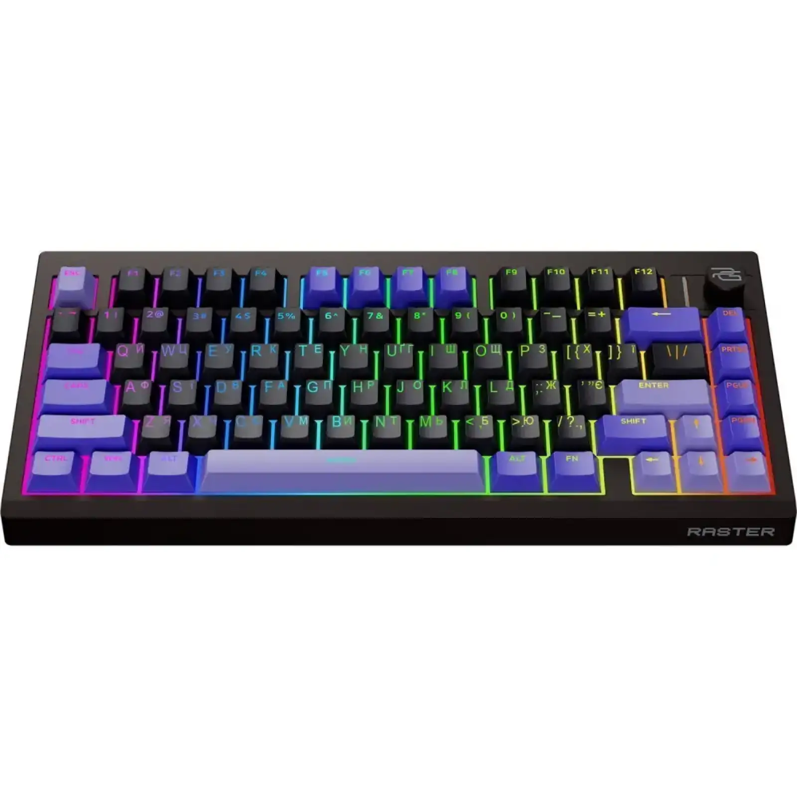 Бездротова клавіатура Proove Gaming Raster Black/Purple