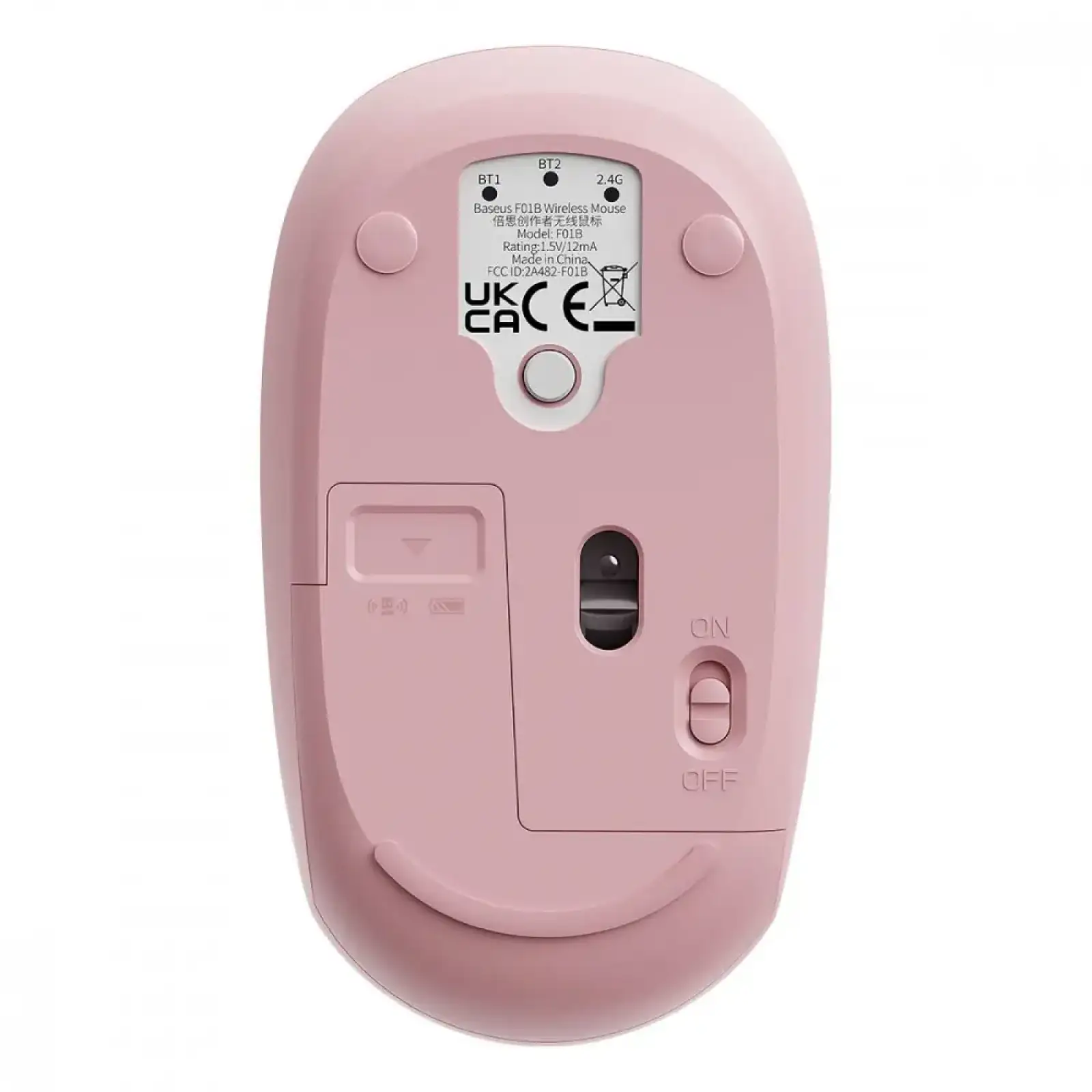 Беспроводная Компьютерная Мышь Baseus F01B Tri-Mode Gray