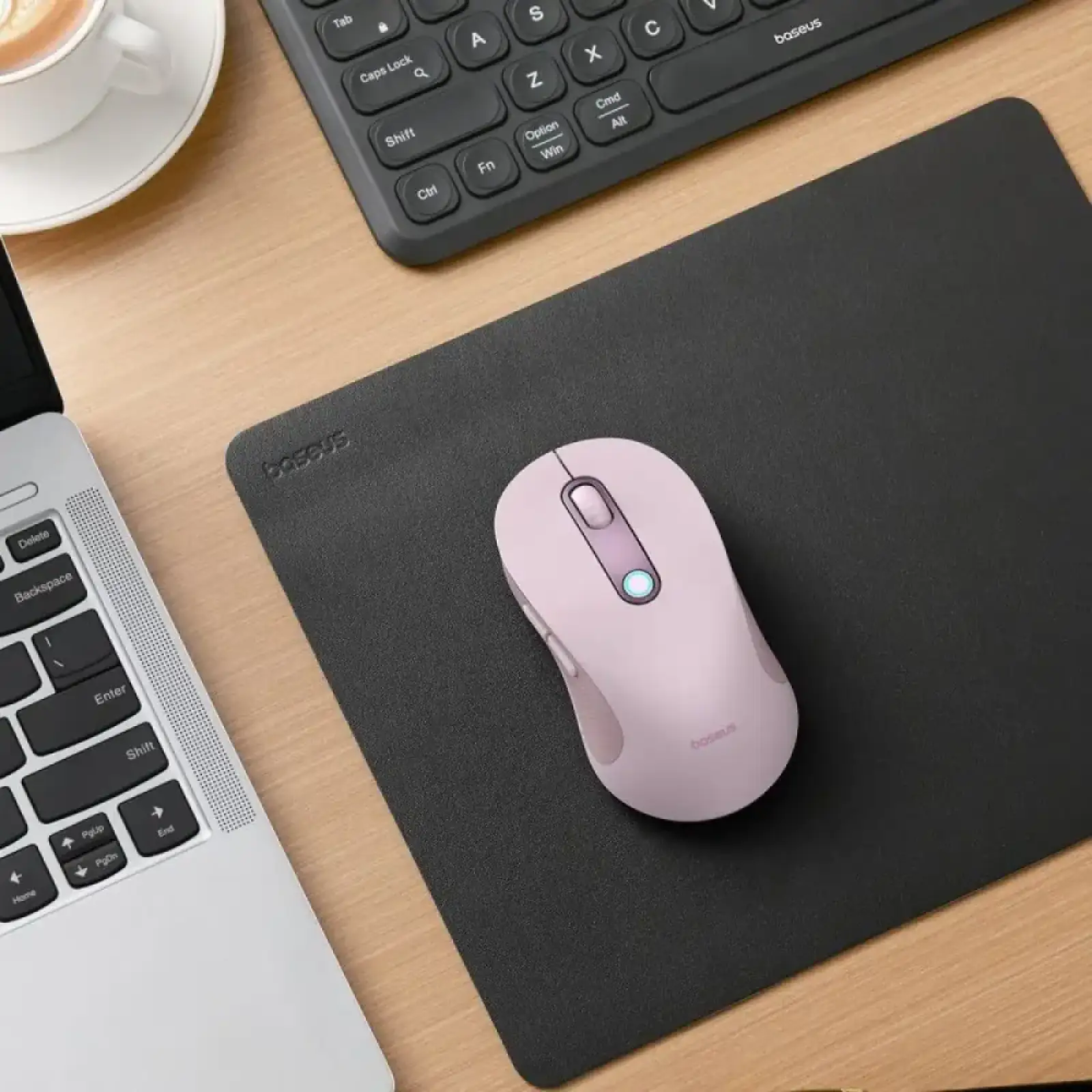 Бездротова Комп'ютерна Миша Baseus F02 Ergonomic Wireless Mouse (without Battery) Black