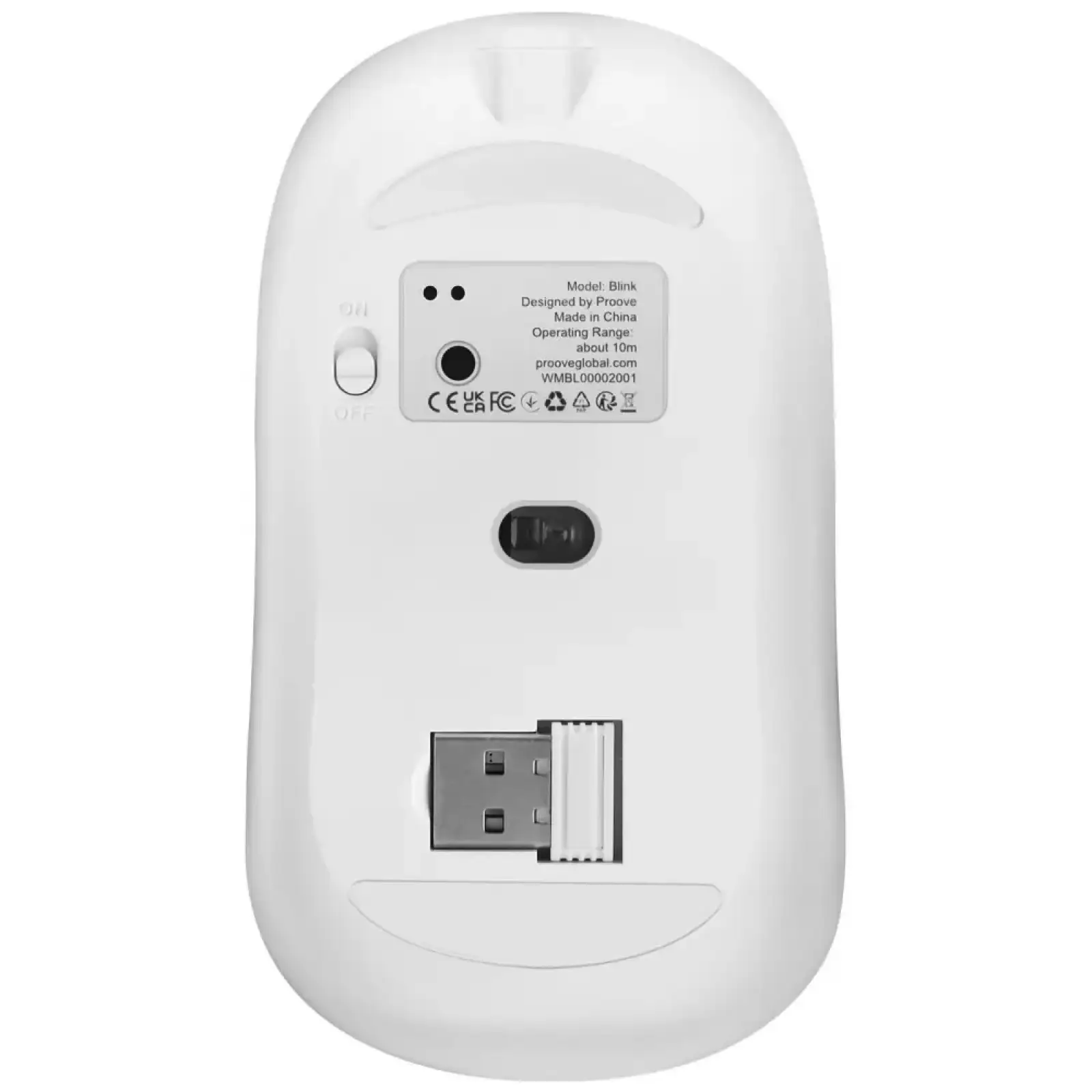 Беспроводная мышь Proove Blink White