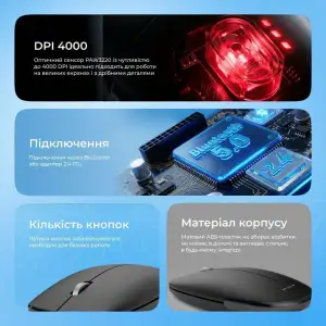 Бездротова миша Proove Ramp Black