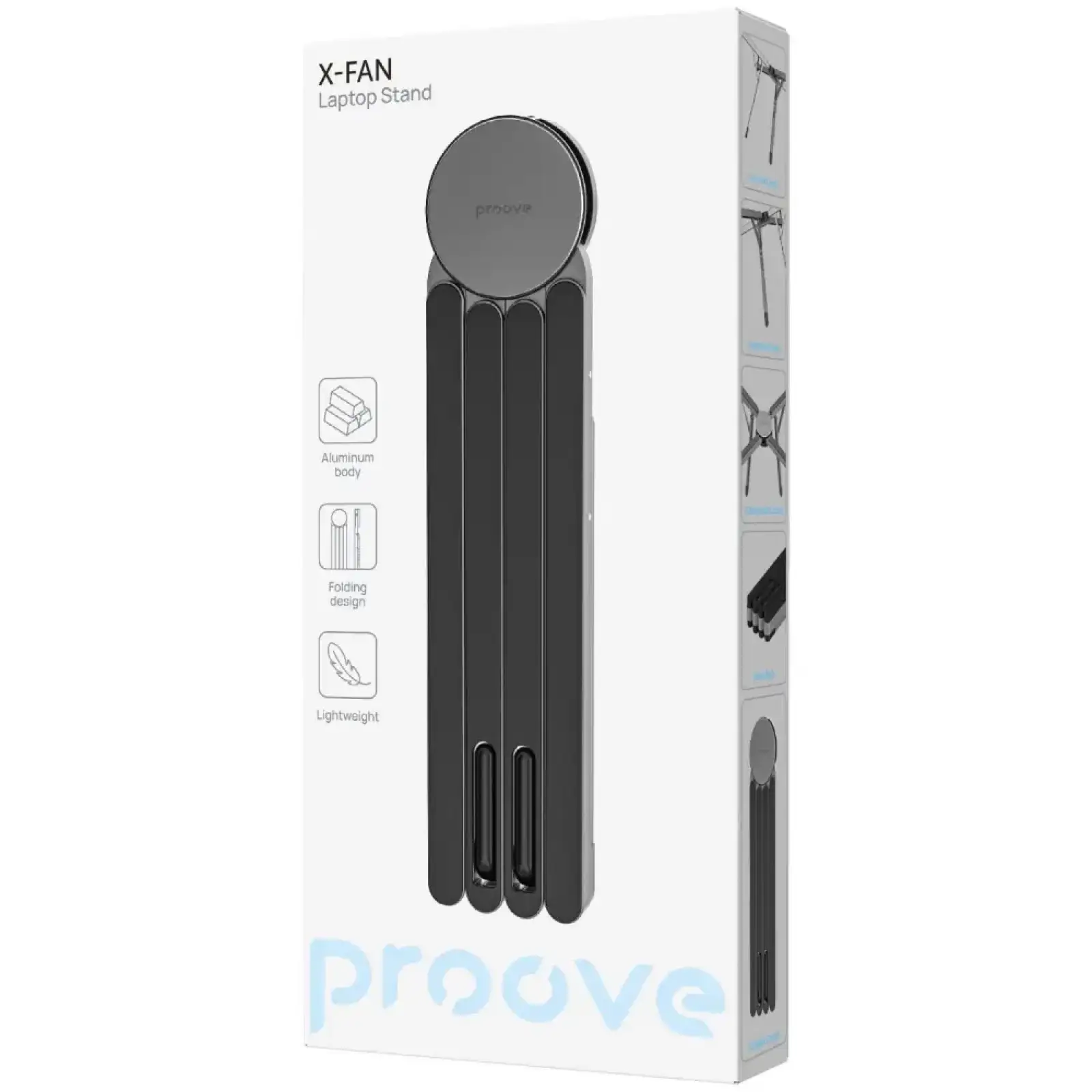 Подставка для ноутбука Proove X-Fan silver
