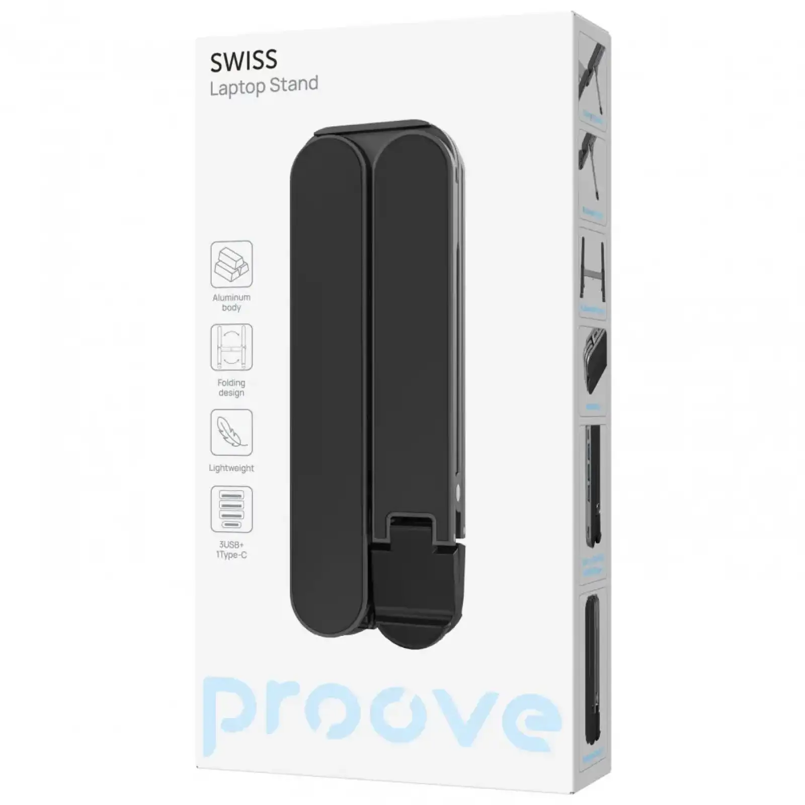 Подставка для ноутбука Proove Swiss silver