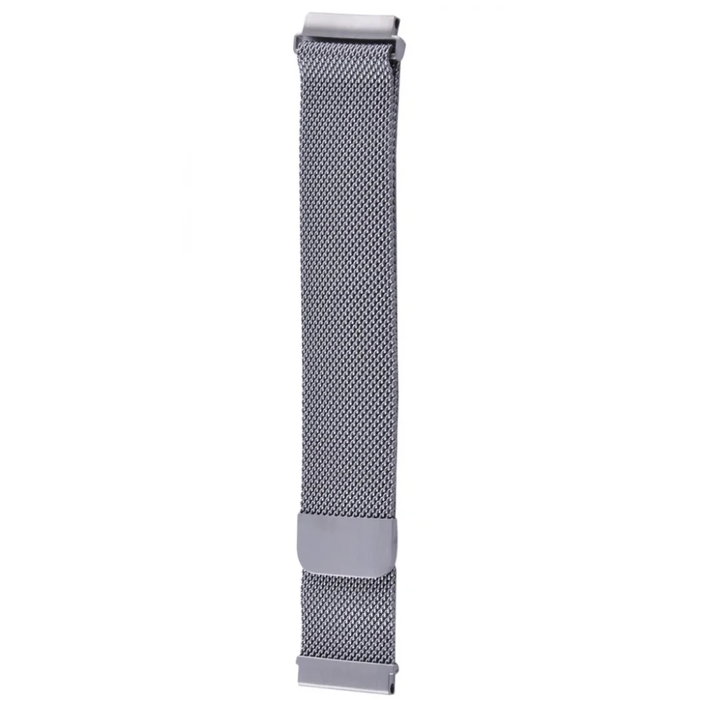 Ремінець Xiaomi Amazfit/Samsung Milanese Loop 22 mm Silver