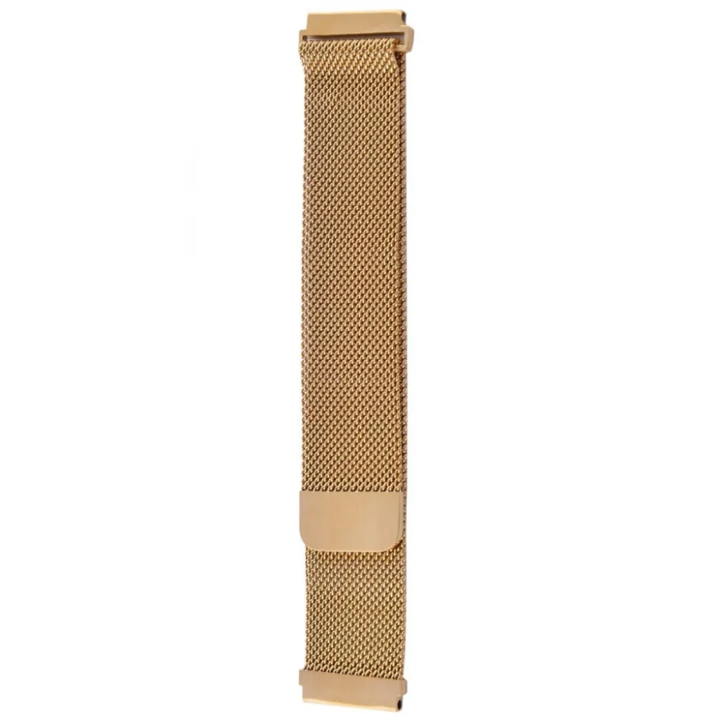 Ремінець Xiaomi Amazfit/Samsung Milanese Loop 22 mm Gold