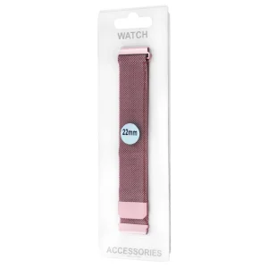 Ремінець Xiaomi Amazfit/Samsung Milanese Loop 22 mm Rose Gold