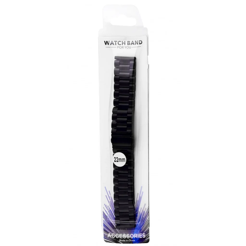 Ремінець універсальний Stainless Steel 22 mm Silver