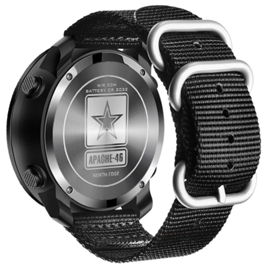 Цифровий годинник NORTH EDGE Apache 46 Black