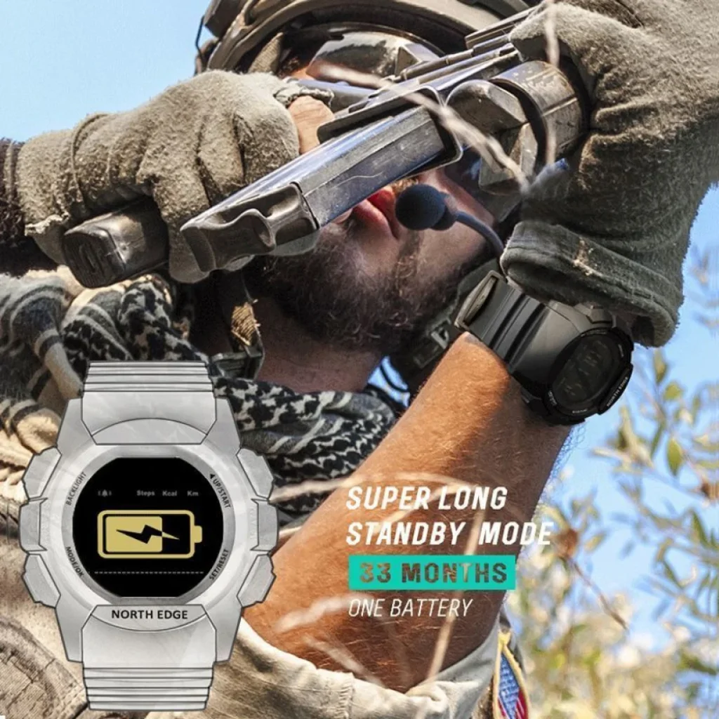 Цифровий годинник NORTH EDGE AK Black