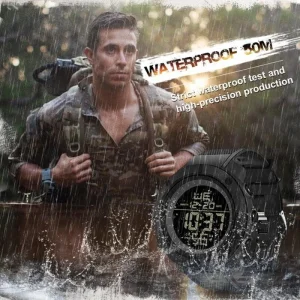 Цифровий годинник NORTH EDGE TANK Black