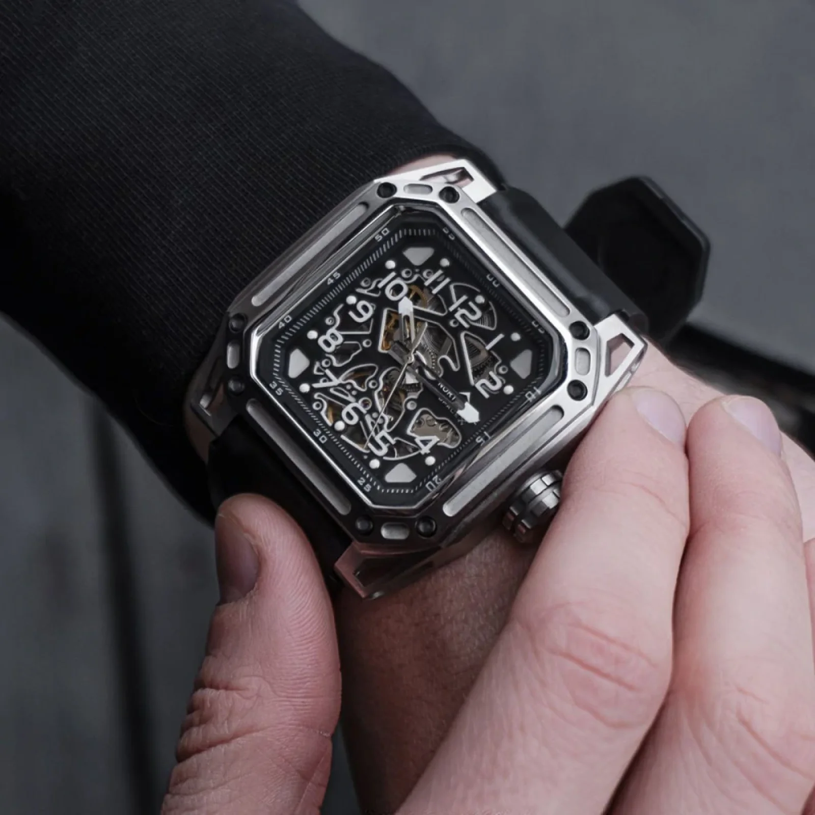 Механические часы NORTH EDGE SPACE X Silver