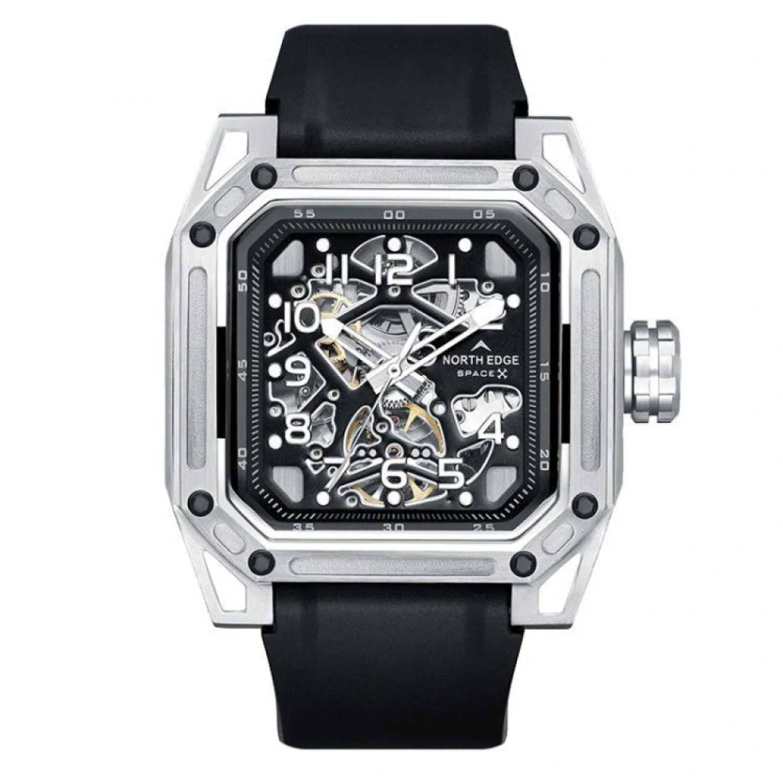 Механические часы NORTH EDGE SPACE X Silver