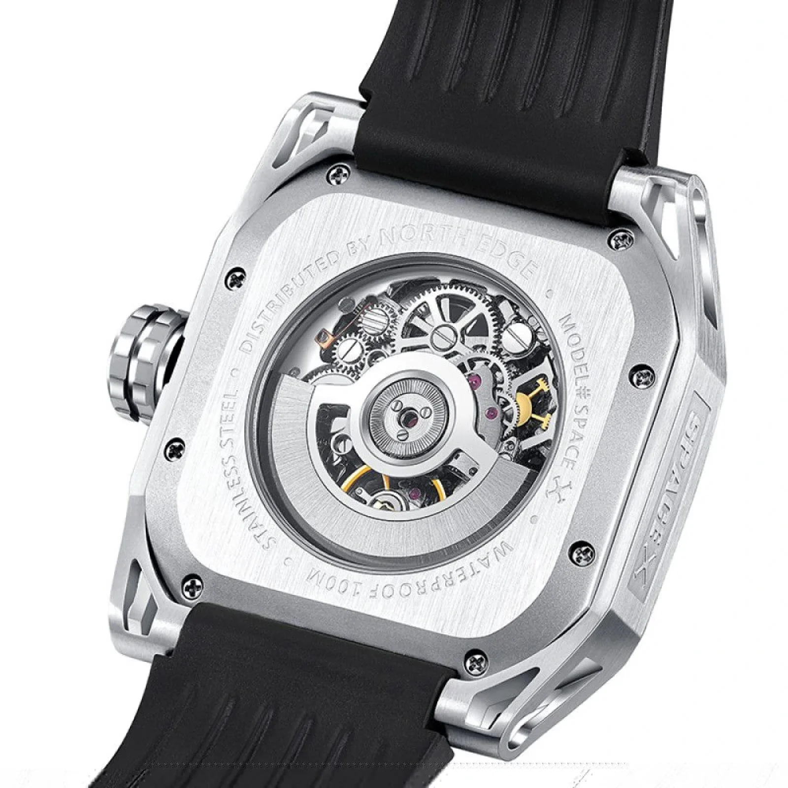 Механические часы NORTH EDGE SPACE X Silver